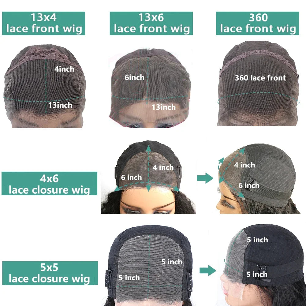 6x4 22inch Glueless Wig Ready To Wear Brazilian Lace Frontal Wig